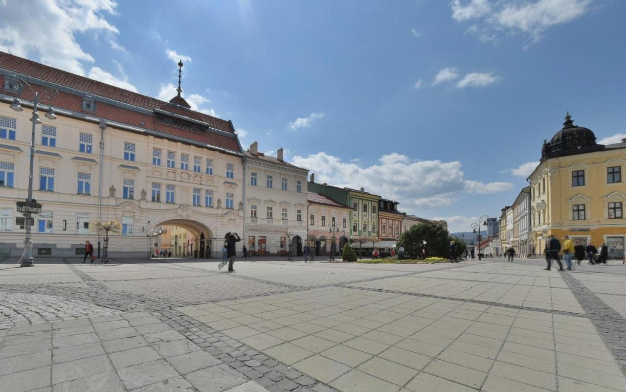 Big 75M2 Next To Opera Building In Direct Centrum, Air-Conditioned, Balcony, 24H Self Checking Banská Bystrica Exterior foto